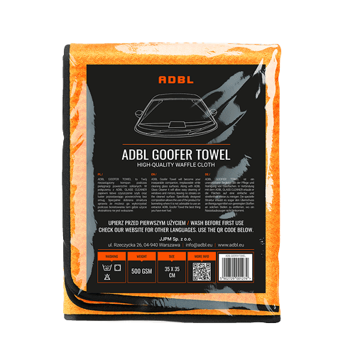 ADBL ткань для чистки лобового стекла "Goofer Towel" 500 gsm